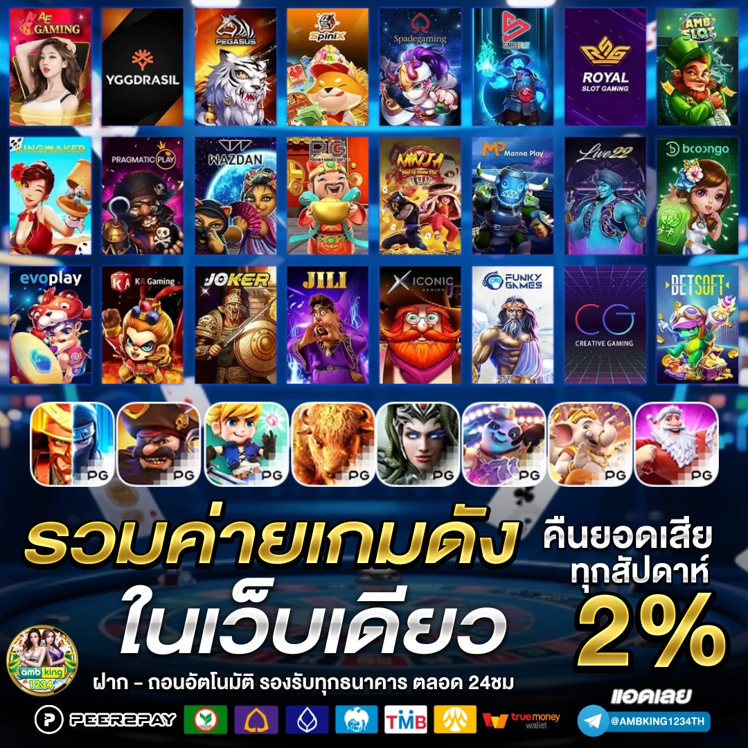 เกมสล็อตเติมผ่านวอเลท - แบนเนอร์โปรโมชั่น