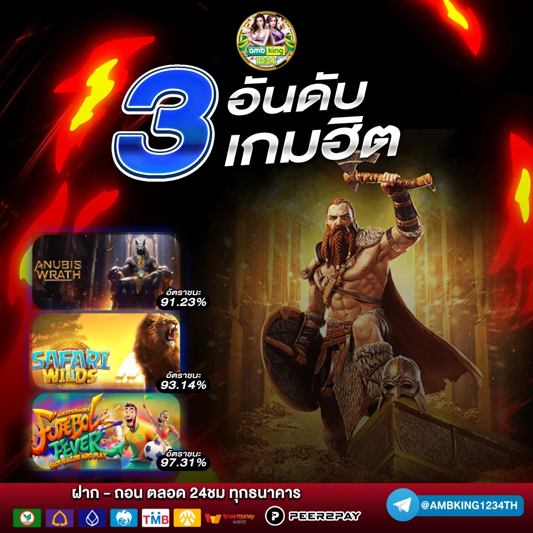 เว็บตรง ฝากถอน ไม่มี ขั้นต่ํา 1 บาทก็ ถอนได้ - แบนเนอร์โปรโมชั่น